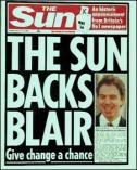 sun backs blair